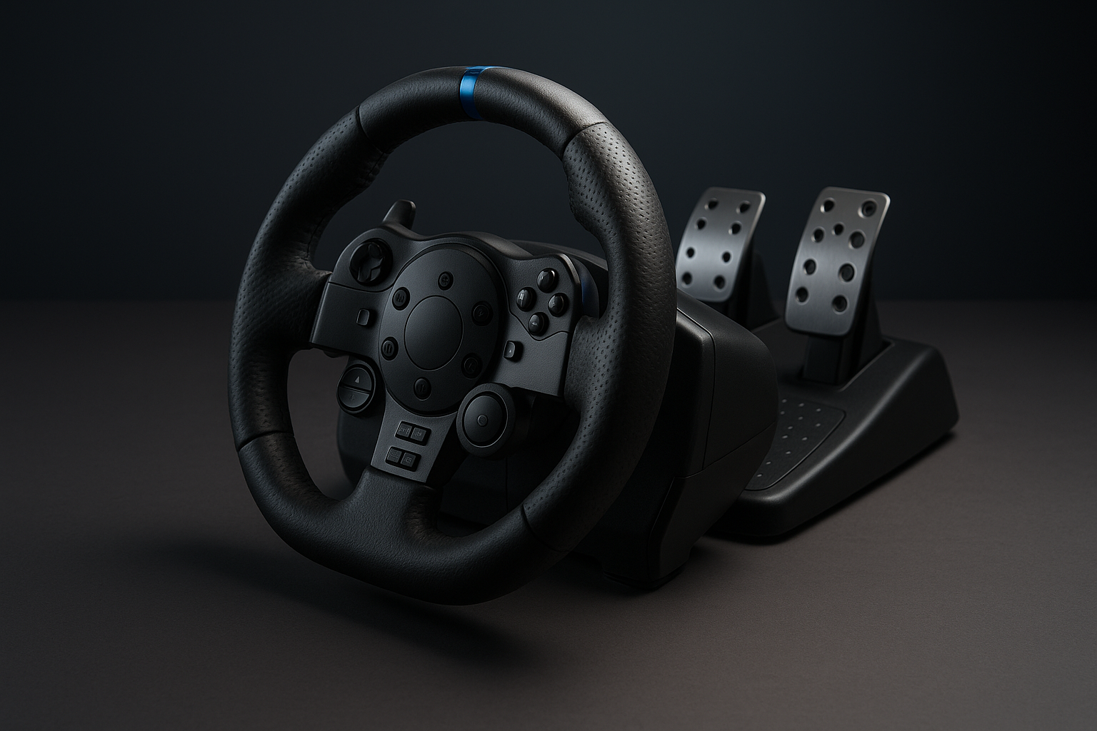 DOYO Gaming Steering Wheel with Pedal for PS4/PC/PS3/Switch/Android