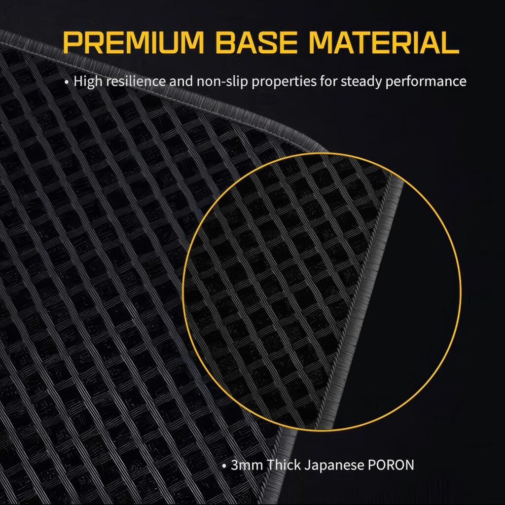 ENDGAME GEAR EM-B Plus Gaming Mouse Pad - 500x500mm, 3mm Thick PORON Base, Sub-Surface Stitching, Eco-Friendly Packaging | Esports gaming mouse pad, 3mm PORON base, sub-surface stitching, consistent glide, eco-friendly ENDGAME GEAR EM-B Plus Gaming Mouse Pad - 500x500mm, 3mm Thick PORON Base, Sub-Surface Stitching, Eco-Friendly Packaging | Esports gaming mouse pad, 3mm PORON base, sub-surface stitching, consistent glide, eco-friendly