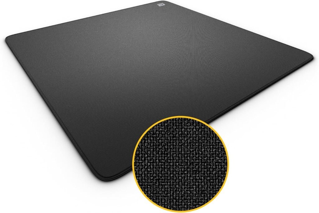 ENDGAME GEAR EM-C Series L Mouse Pad, FPS Gaming Surface, Stitched Edges, Woven Cloth Surface, Japanese Poron Base, 490mm x 410mm x 3mm, Black ENDGAME GEAR EM-C Series L Mouse Pad, FPS Gaming Surface, Stitched Edges, Woven Cloth Surface, Japanese Poron Base, 490mm x 410mm x 3mm, Black