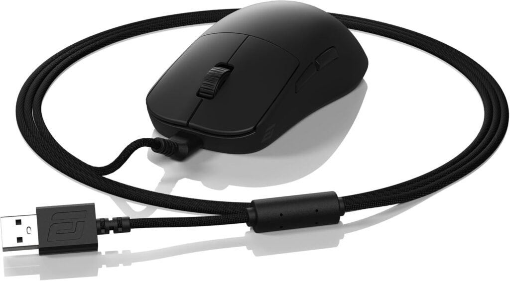 ENDGAME GEAR OP1we Wireless Gaming Mouse, CompX CX52850 Microcontroller, Pixart PAW3370 Optical Sensor, Mod-Friendly, Hybrid Skate Design, Claw Grip, 2.1 oz, Black