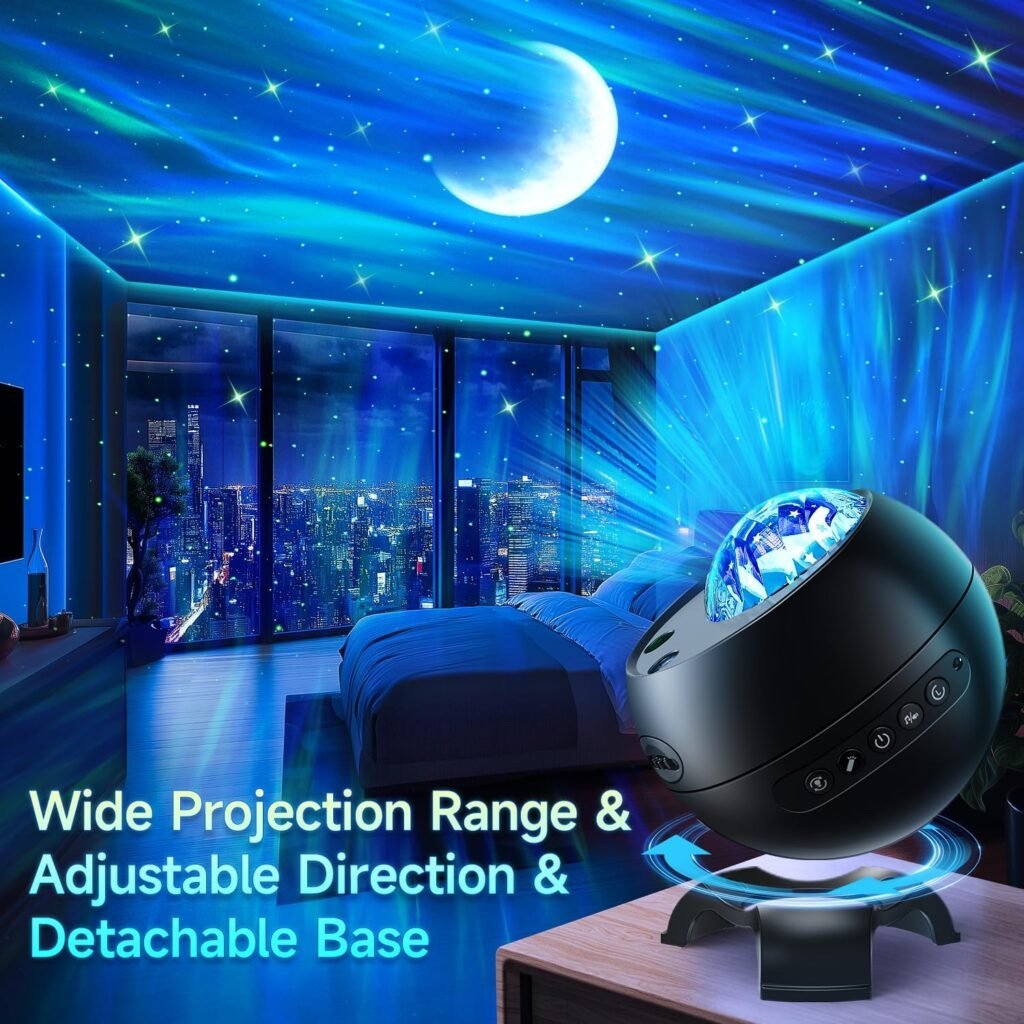 LED Light Gifts Home Decor Light Projector with Effects, Bluetooth | Aurora Light, Sleep Sounds, Adjustable Light Modes, Table Lamp, Speaker, Memory Function, Gift For All Ages LED Light Gifts Home Decor Light Projector with Effects, Bluetooth | Aurora Light, Sleep Sounds, Adjustable Light Modes, Table Lamp, Speaker, Memory Function, Gift For All Ages