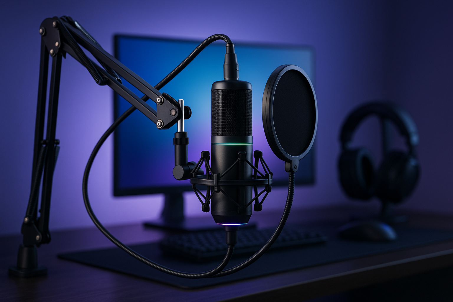MAONO DGM20S Gaming Microphone for PC with Clear Voice & Noise Reduction