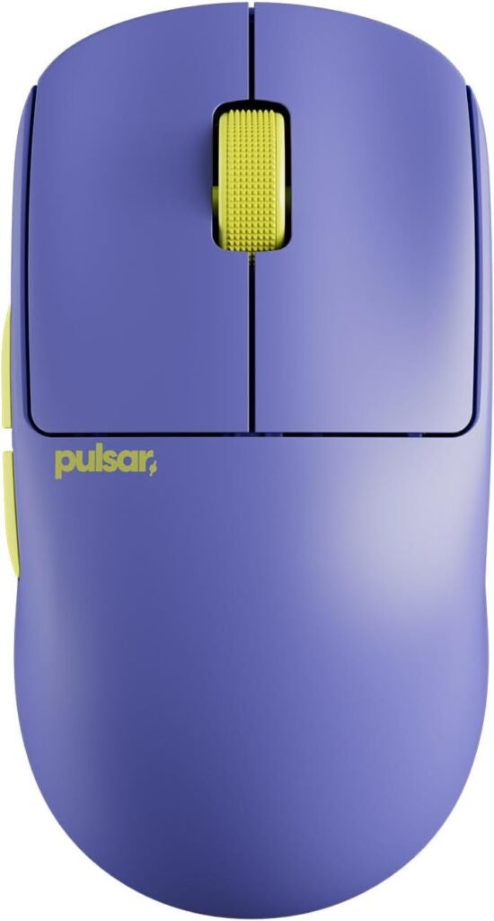 Pulsar Gaming Gears X2 Crazylight Wireless Gaming Mouse, Ultra Lightweight 1.23 oz (35g), Optical Switch, DPI, IPS, XS-1 Sensor, 8k Compatible (LA Edition) (Renewed)