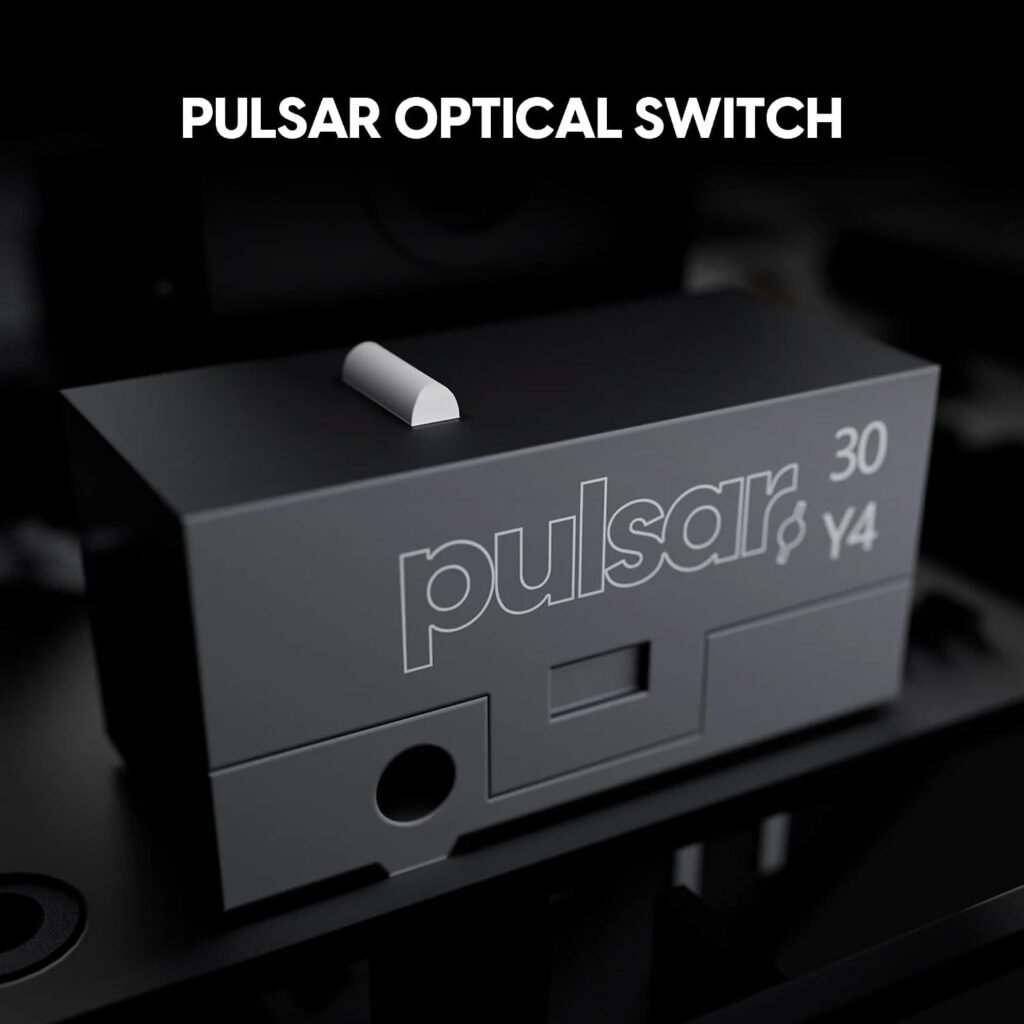 Pulsar Gaming Gears X2 Crazylight Wireless Gaming Mouse, Ultra Lightweight 1.23 oz (35g), Optical Switch, DPI, IPS, XS-1 Sensor, 8k Compatible (LA Edition) (Renewed)