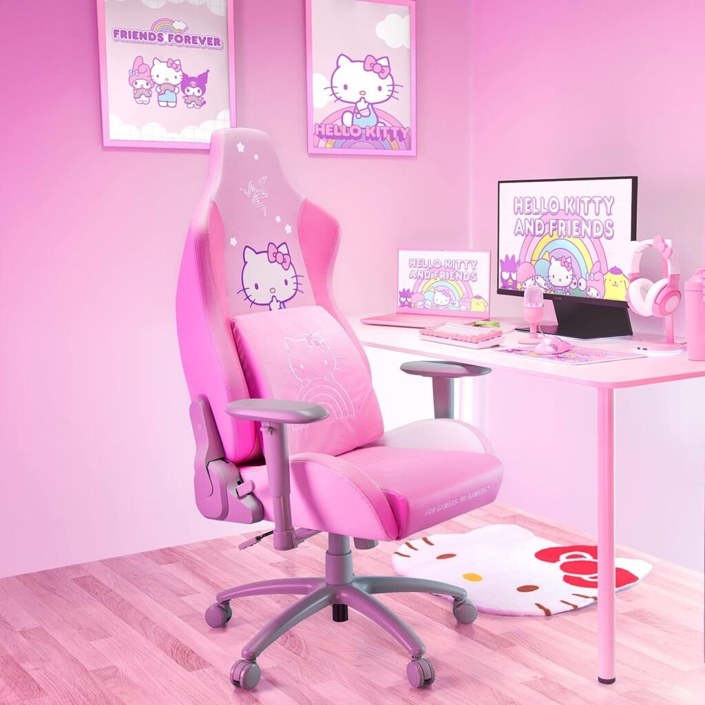 Razer Lumbar Cushion, Memory Foam Padding, Hello Kitty Friends Edition | Lumbar Support for Gaming Chairs, Fully-Sculpted Lumbar Curve, Memory Foam Padding, Wrapped in Plush Velvet Razer Lumbar Cushion, Memory Foam Padding, Hello Kitty Friends Edition | Lumbar Support for Gaming Chairs, Fully-Sculpted Lumbar Curve, Memory Foam Padding, Wrapped in Plush Velvet