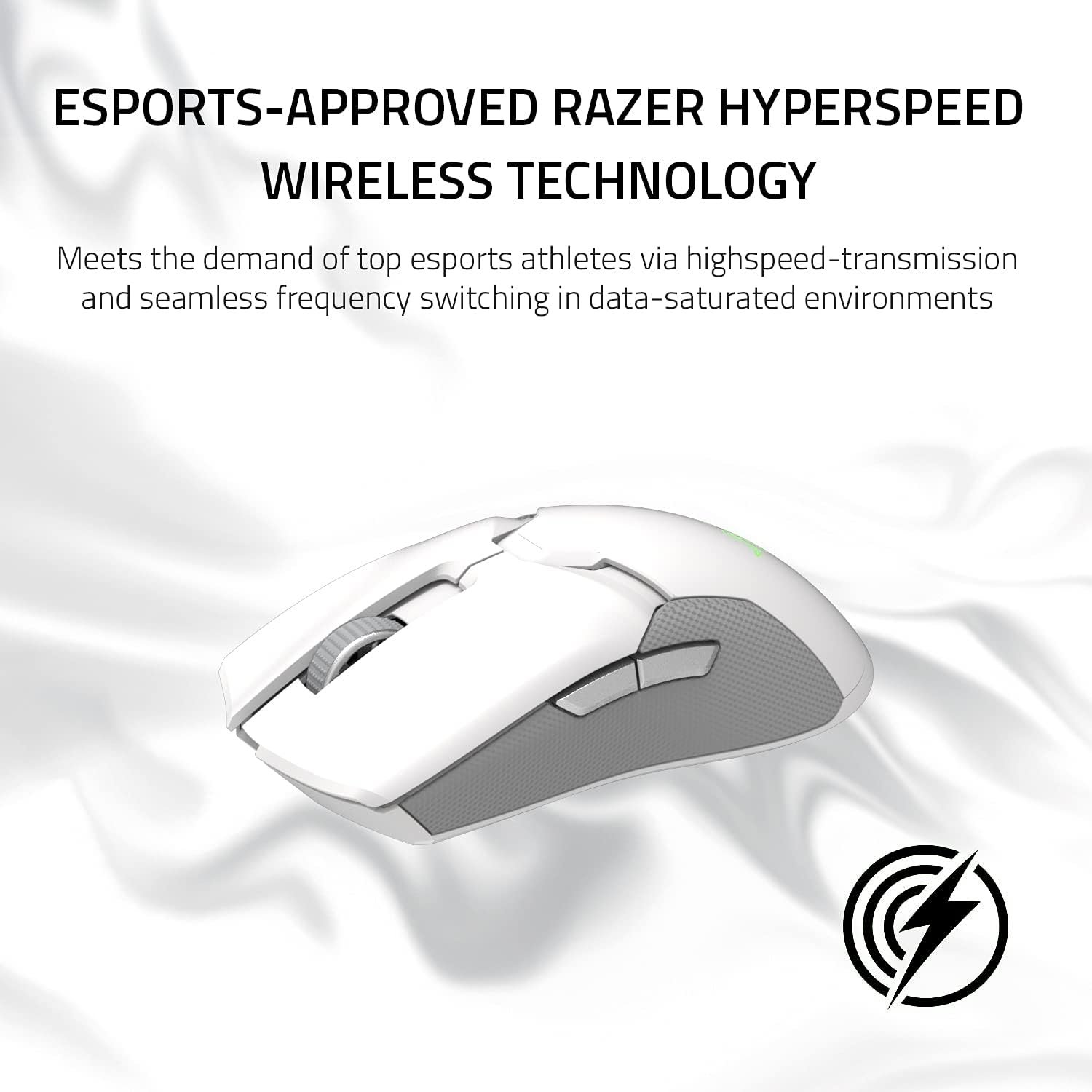 Razer Viper Ultimate Lightweight Wireless Gaming Mouse & RGB Charging Dock: Hyperspeed Wireless Technology – 20K DPI Optical Sensor – 74g Lightweight – 70 Hr Battery – Mercury White