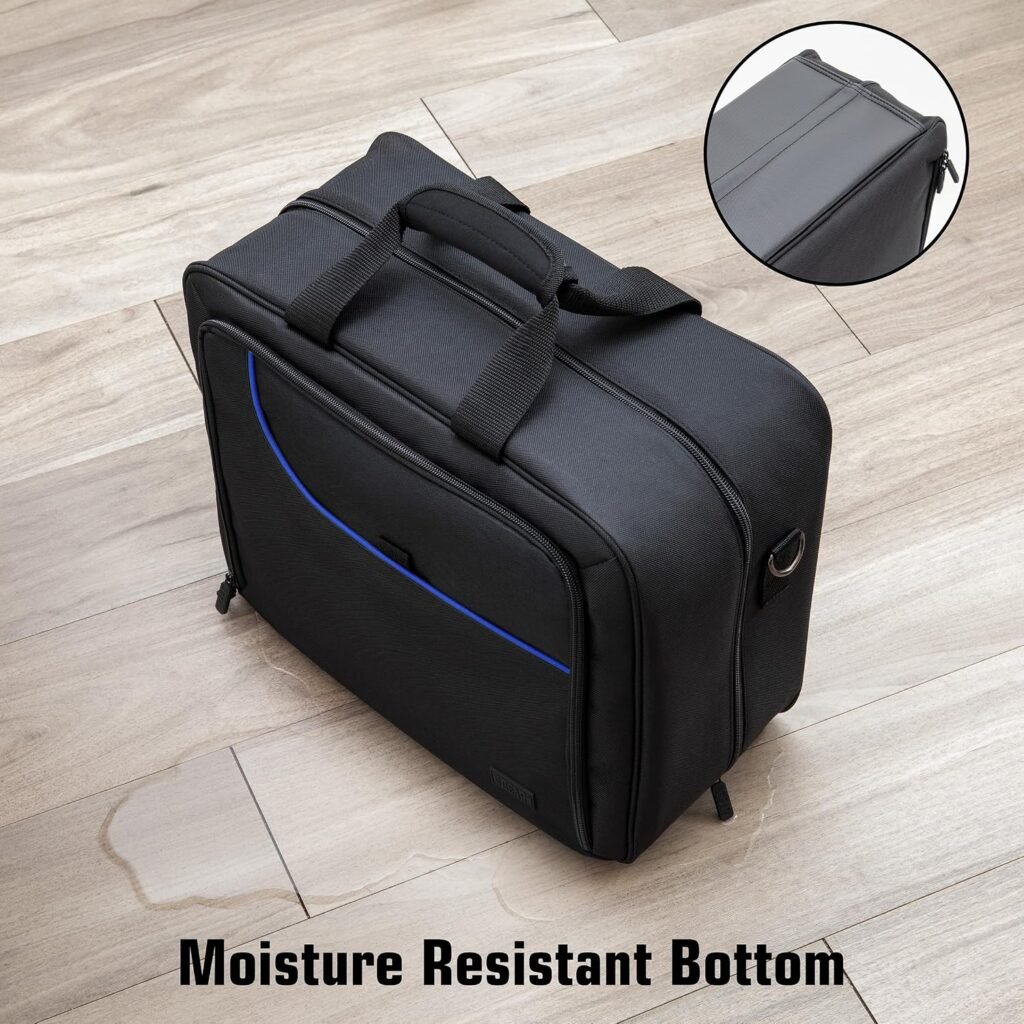 USA Gear XL MTG Bag Fits Magic the Gathering Deck Boxes, Playmats, Pokemon, Yugioh Cards  More TCG Accessories - TCG Storage Bag with Shoulder Straps, Customizable Interior, Weather Resistant (Blue)